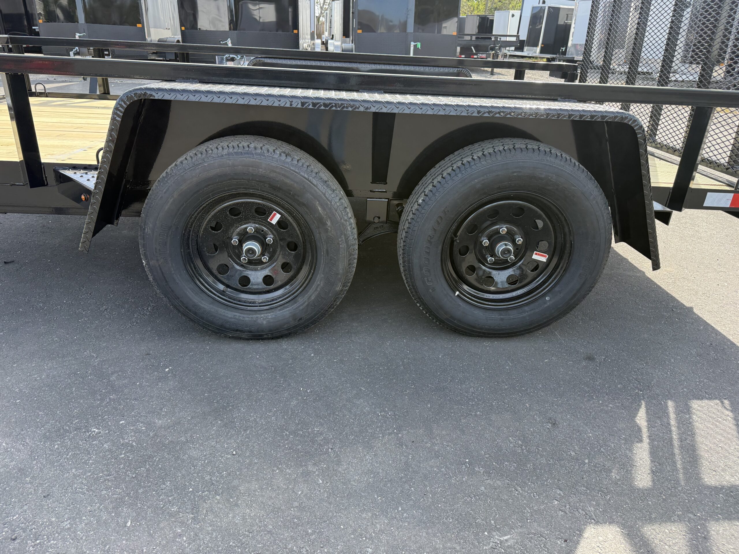 2026 DOWN2EARTH 7X14 TANDEM AXLE UTILITY TRAILER - Image 3