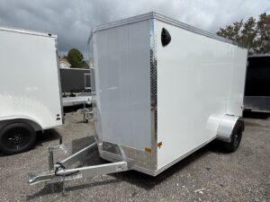 2025 6×12 BARN DOOR ALUMINUM ALCOM STEALTH ENCLOSED CARGO TRAILER
