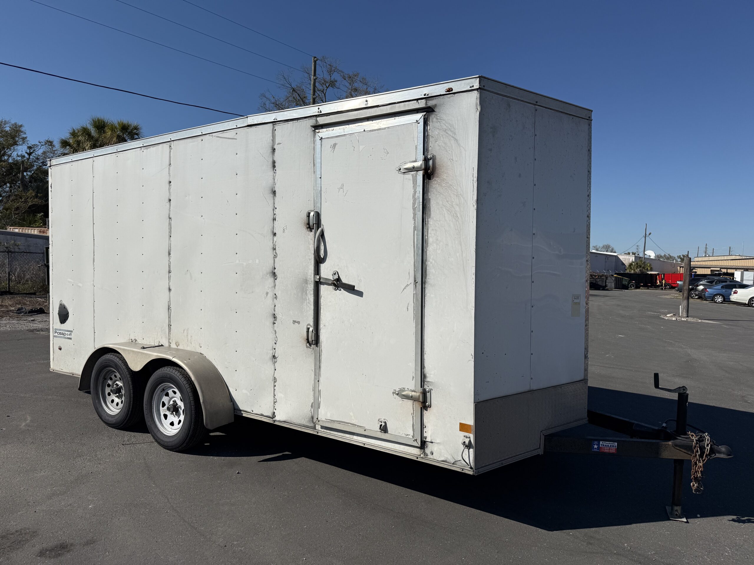 2021 Hallmark 7X16 Enclosed Cargo Trailer