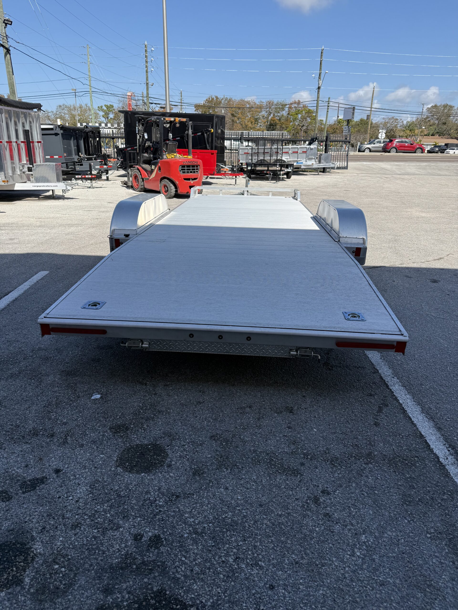 2024 82X22 ALCOM MISSION Aluminum Car Hauler w/ Ramps - Image 5